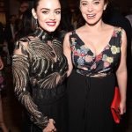 More 12 of 2,201 Print all In new window Lucy Hale Carries Tyler Ellis x Petra Flannery Clutch