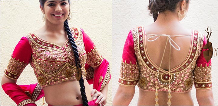 Top Blouse Designs For Wearing Wedding Sarees It S A Glam Thing