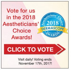 Dermascope Aestheticians’ Choice Award