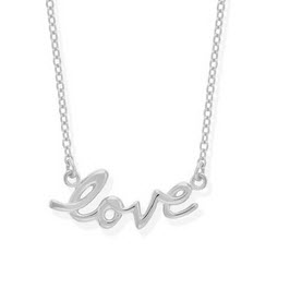 BOMA SCRIPTED LOVE NECKLACE