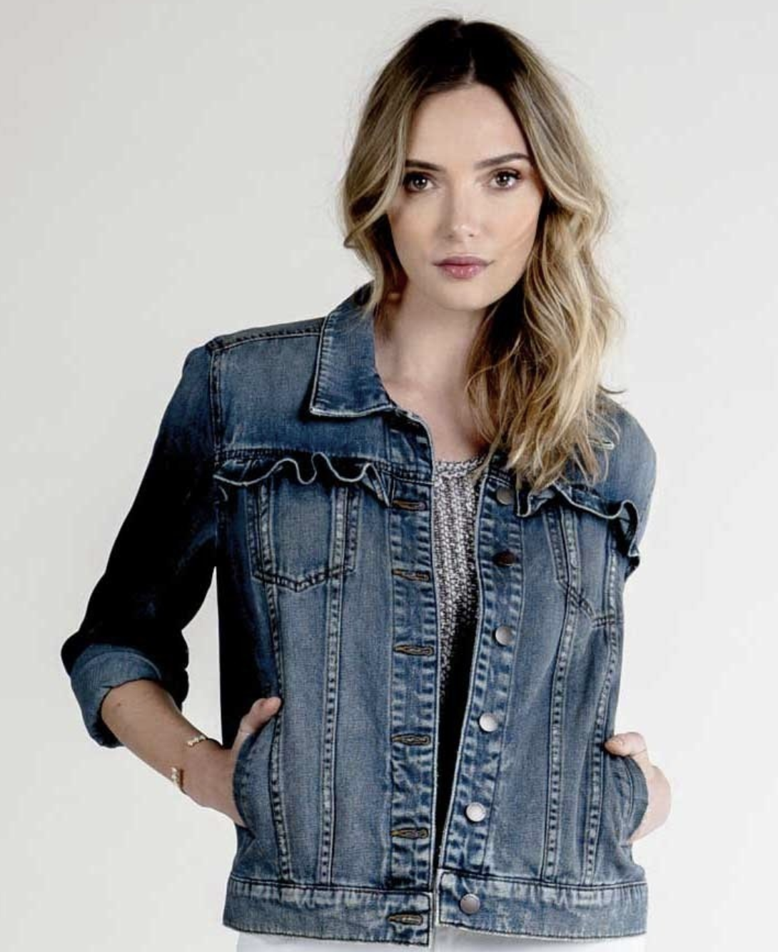 STS Blue will customize a jean jacket - It's A Glam Thing